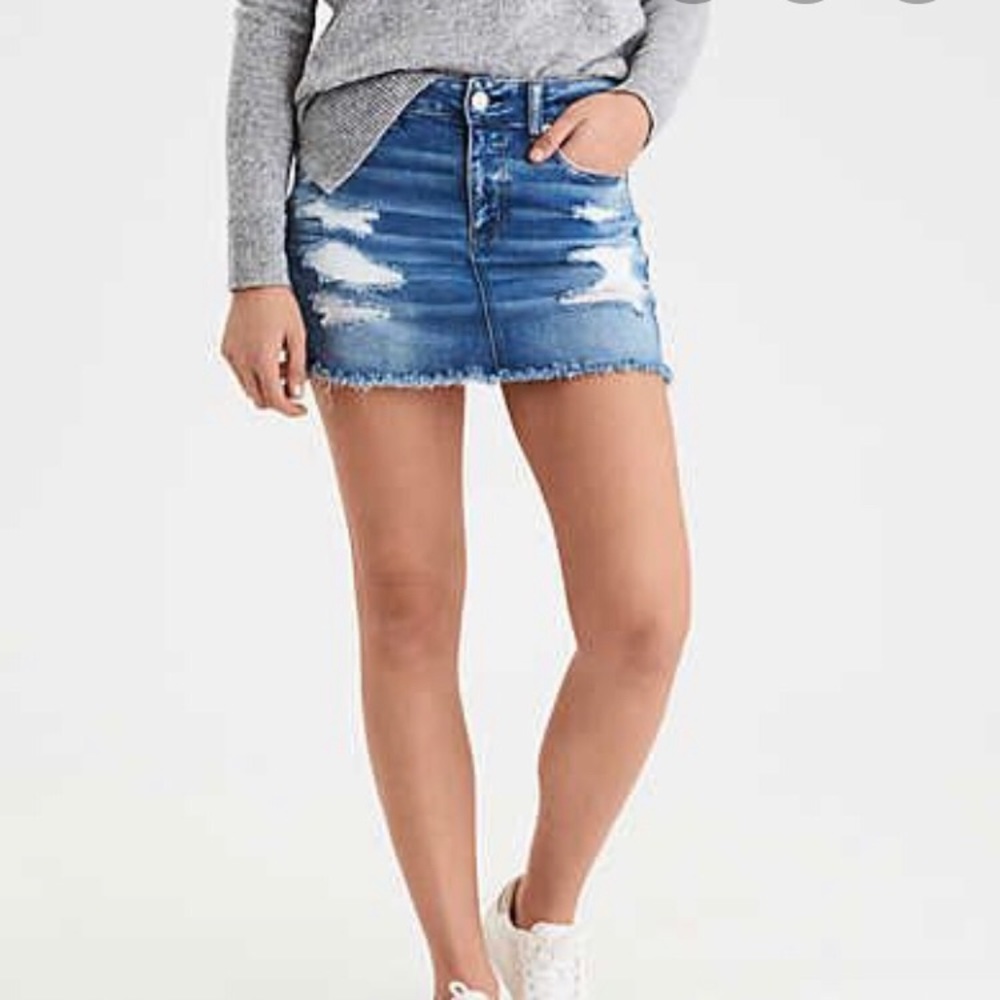 AE denim skirt